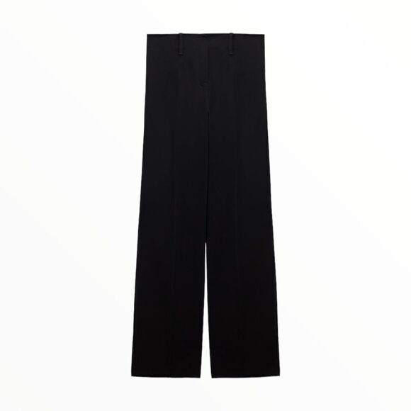 ZARA | Black | PANTS WITH TOPSTITCHING - Picture 2 of 11